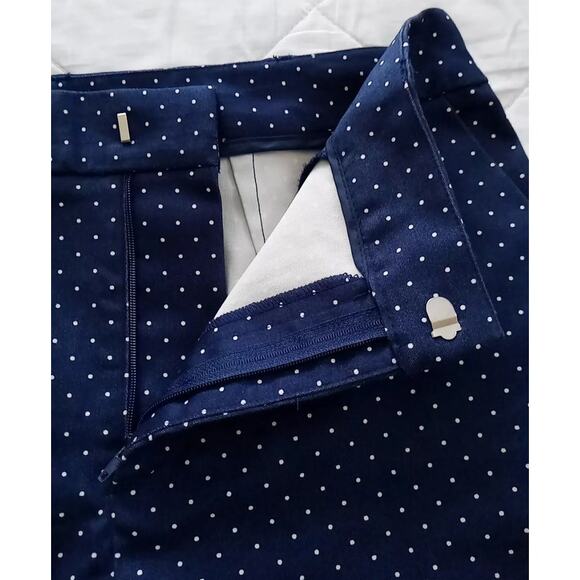 Forever 21 High Rise Polka Dot Shorts Women’s S Blue White Pockets EUC - Picture 3 of 10